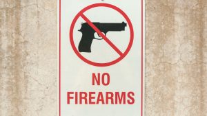 no firearms